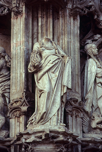 Interior, figure from tomb of Philibert of Savoy