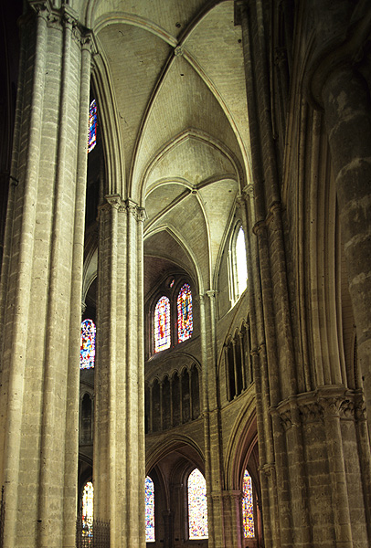 Interior, up into arms
