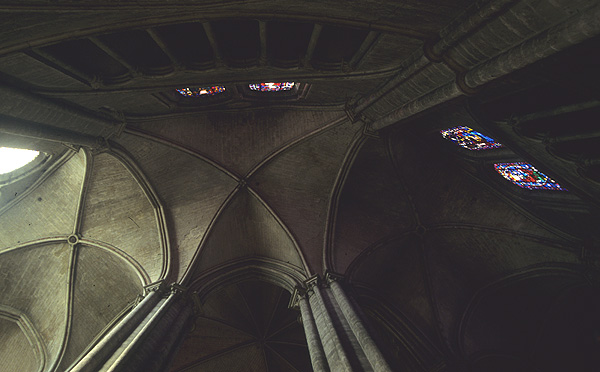 Interior, up into ambulatory