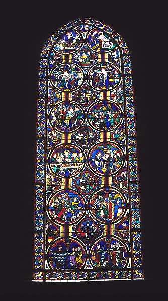 Interior, apsidal window