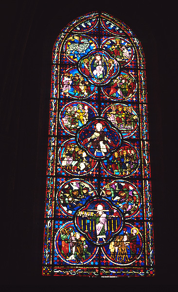 Interior, apsidal window