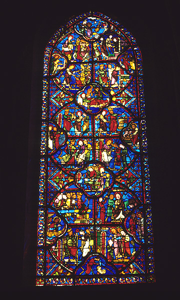 Interior, apsidal window
