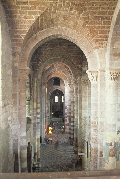 Interior, north aisle, from west balcony