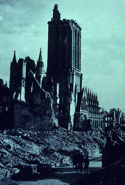 Exterior, photo of damage