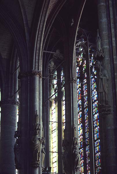 Interior, detail of transept
