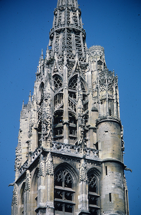 Exterior, spire, detail