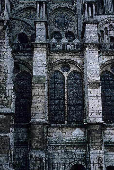 Exterior, south side, choir