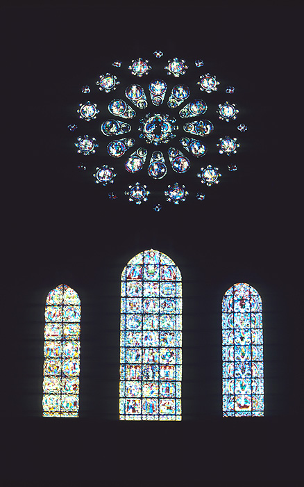 Interior, west windows