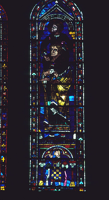Interior, south transept, detail
