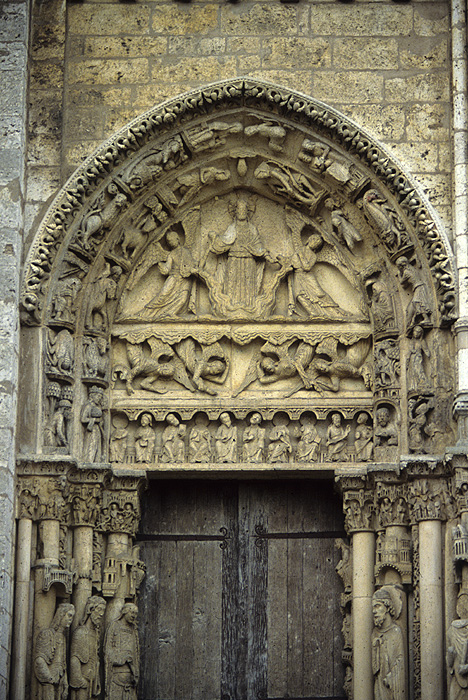 Exterior, north door