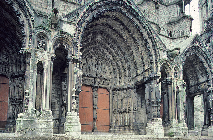 Exterior, north porch