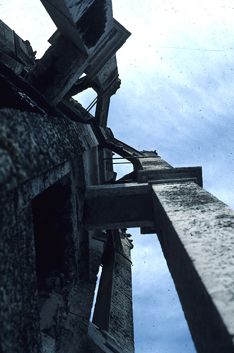 Exterior, north spire, detail
