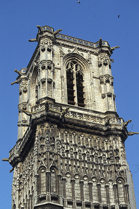 Exterior, tower, detail