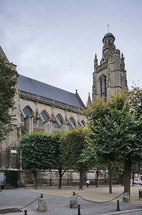 Exterior, from north