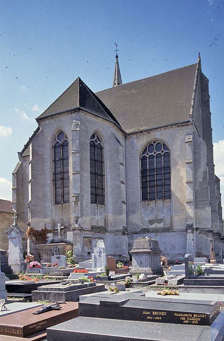 Exterior, from East
