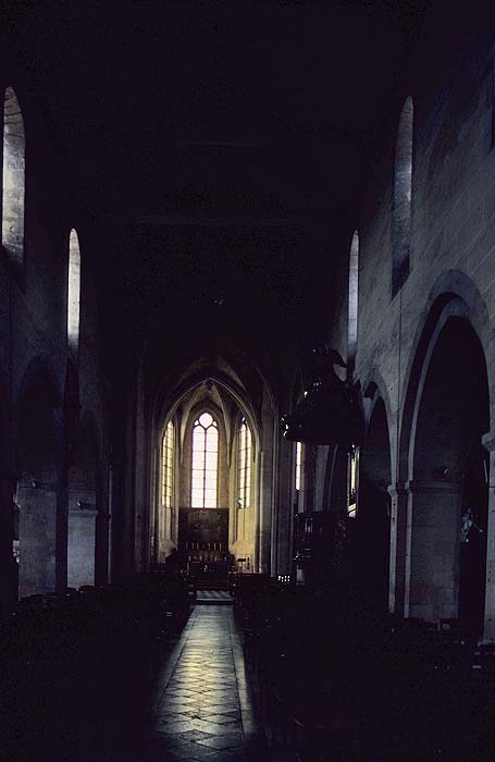 Interior from west