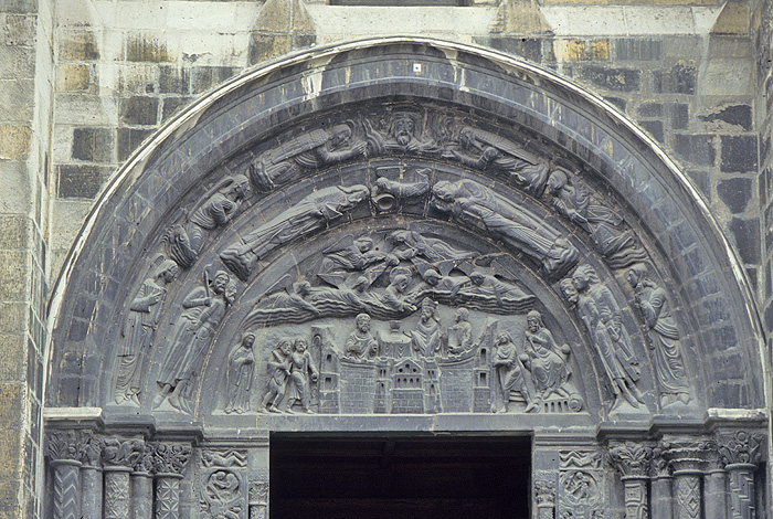 Exterior, south door