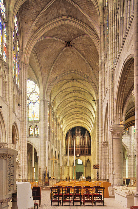 Interior, from east