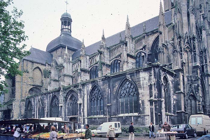 Exterior, from north