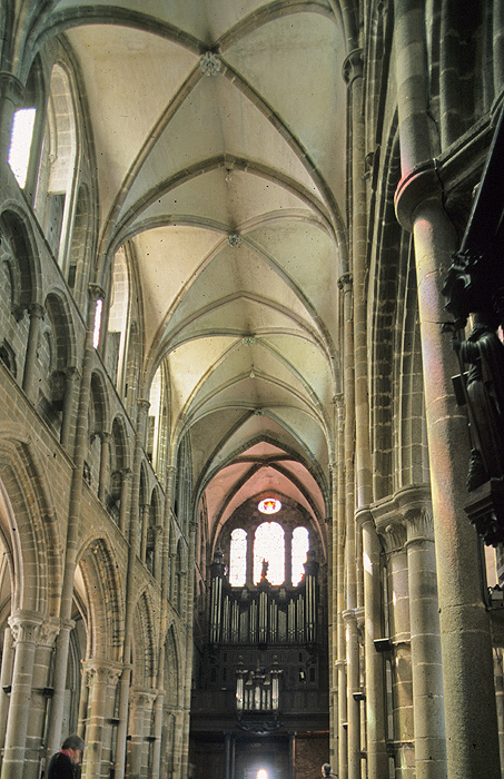 Interior, nave, from northeast