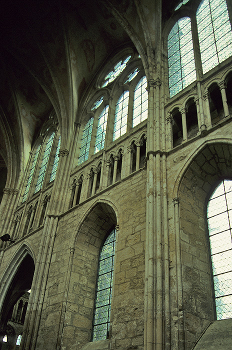 Interior, choir, northeast wall