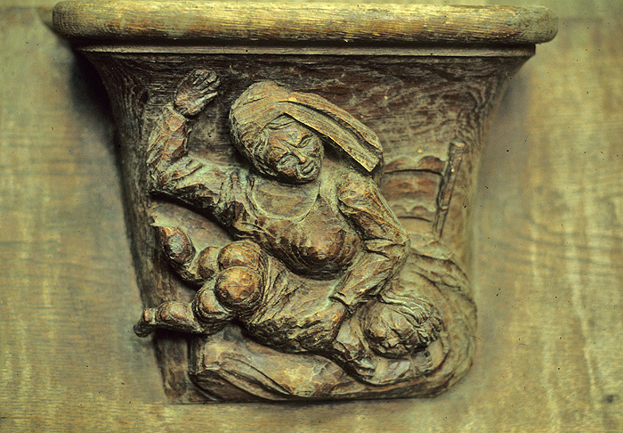 Interior, misericord detail