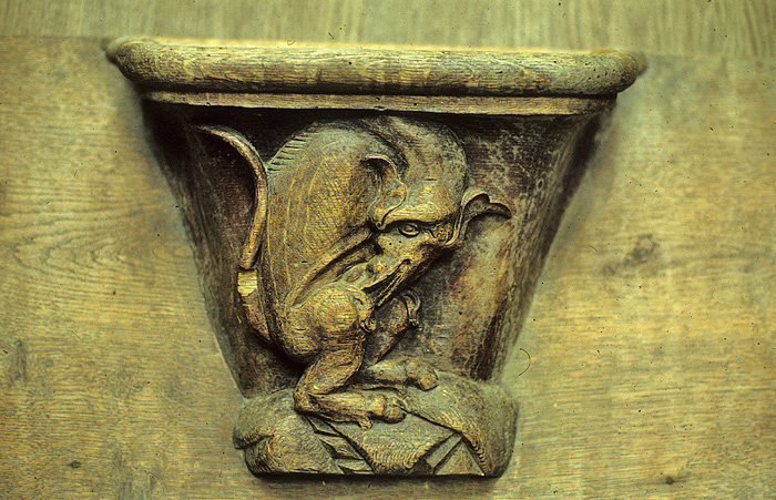 Interior, misericord detail