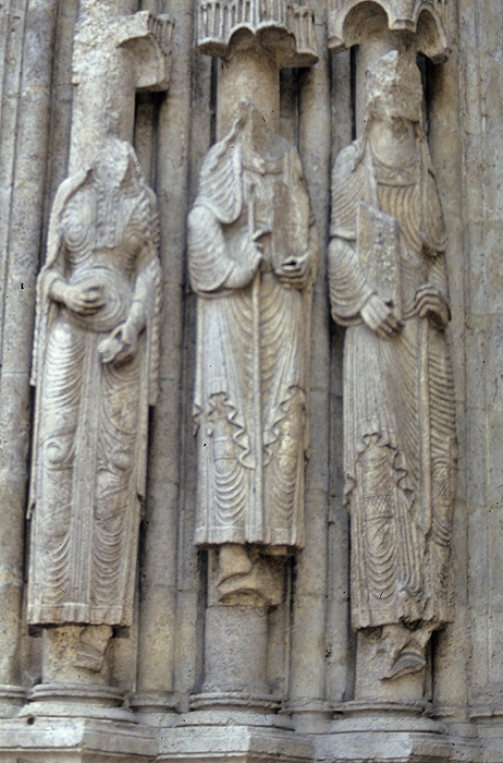Exterior, south door detail