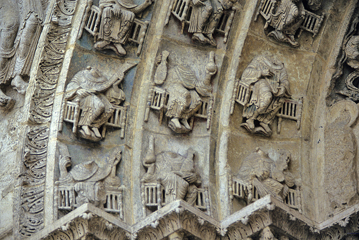 Exterior, south door