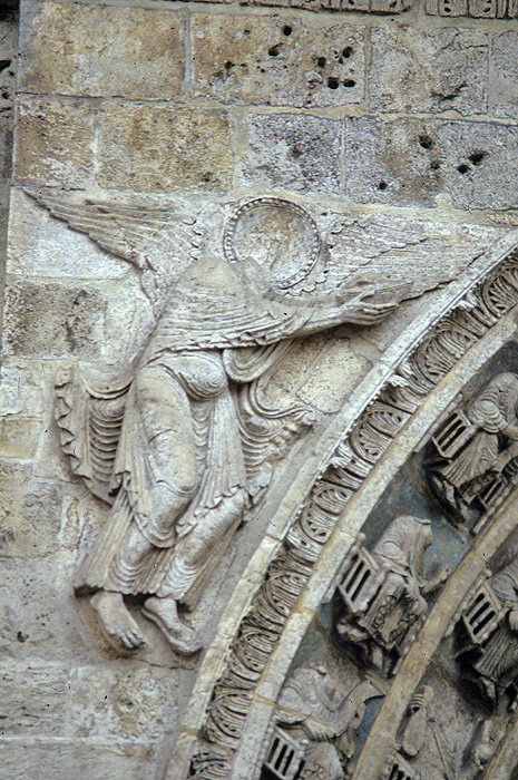 Exterior, south door
