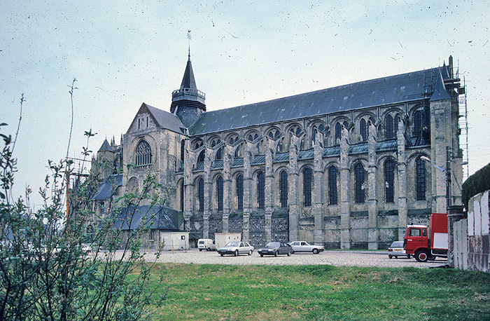 Exterior, from north
