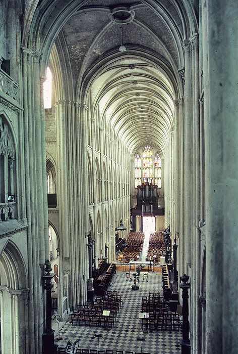 Interior, from east, triforium