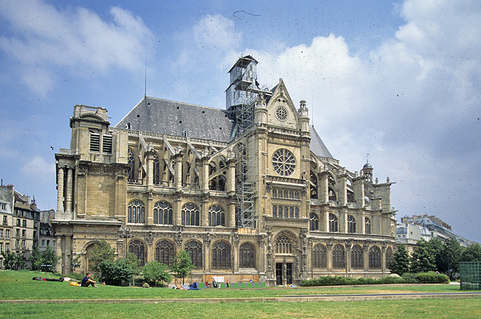 Exterior, south flank