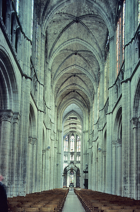 Interior, from southwest
