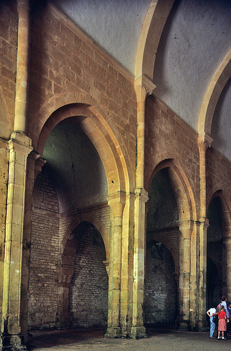 Interior, chapel, north wall