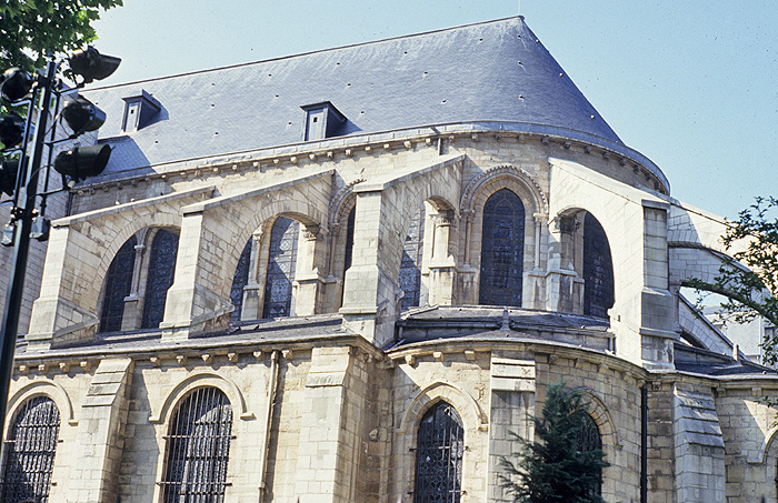 Exterior, apse