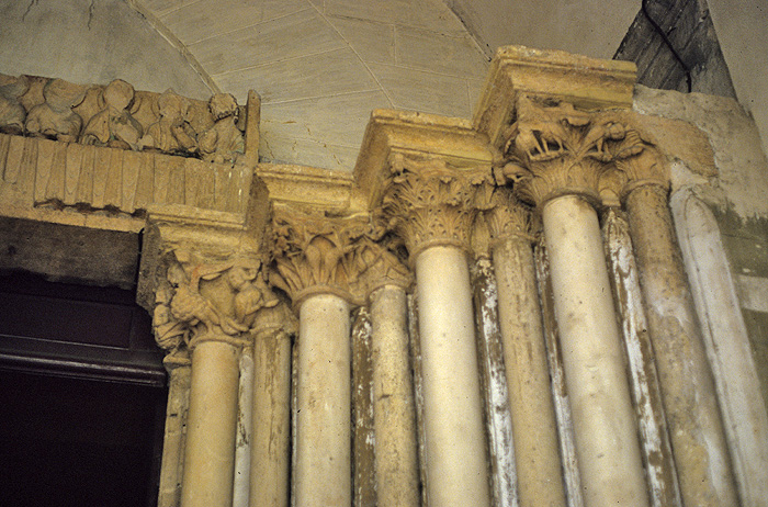 Interior, west porch