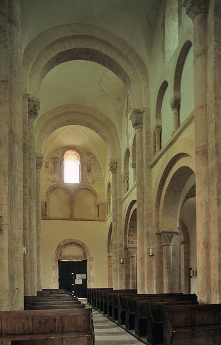 Interior, from east