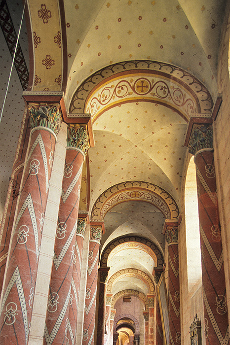 Interior, south aisle, from west