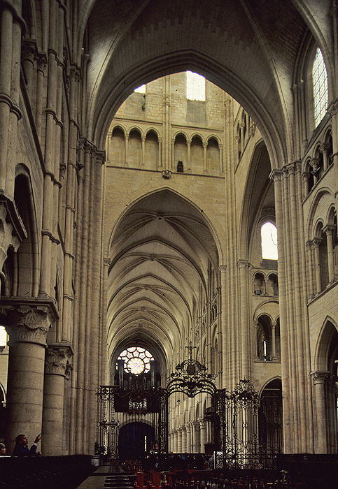 Interior, from east