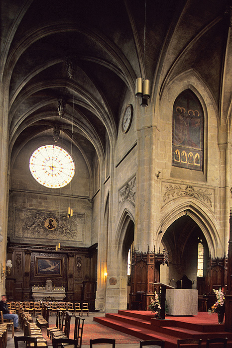 Interior, north transept