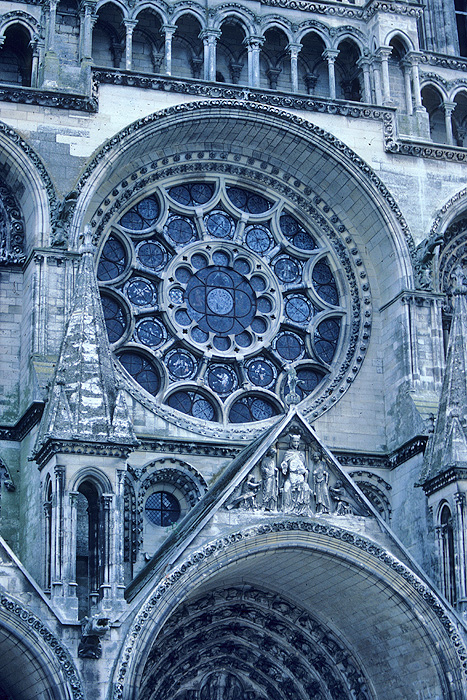Exterior, west rose