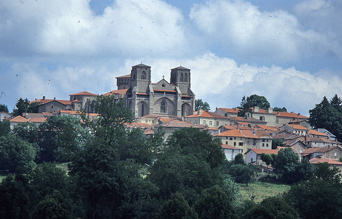 Exterior,, from a distance