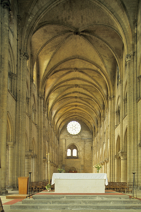 Interior, from east