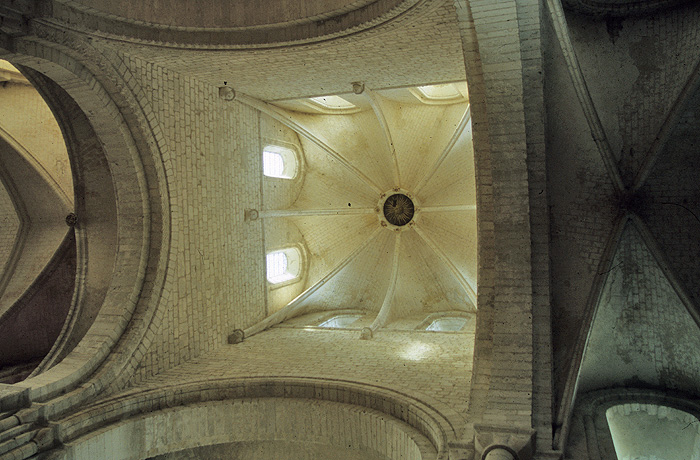 Interior, up into tower