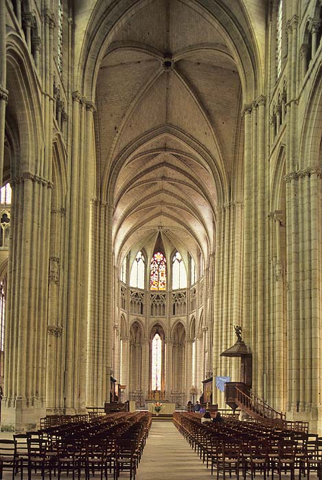 Interior, from west