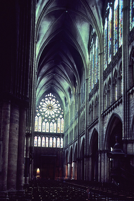 Interior, from east