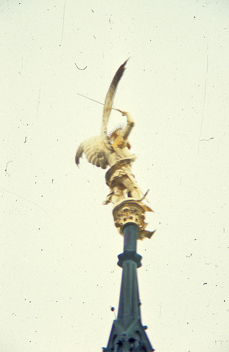 Exterior, spire