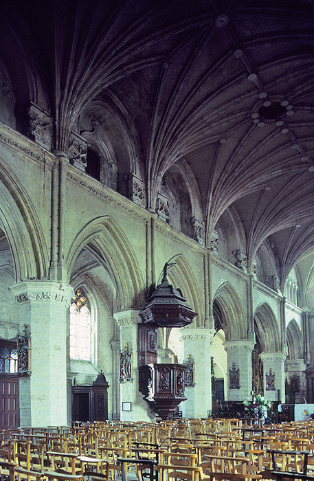 Interior, north wall