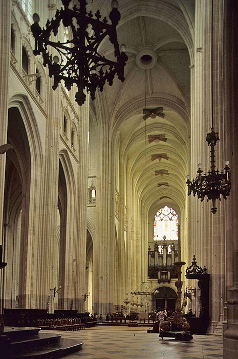 Interior, from east